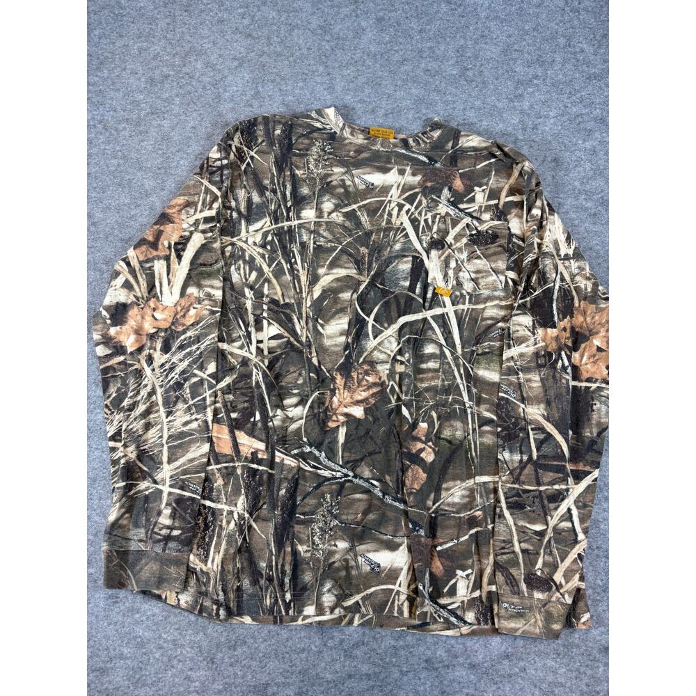 Ducks Unlimited Advantage Max4 HD ReelTree Camo Long Sleeve Shirt Men XL Hunting